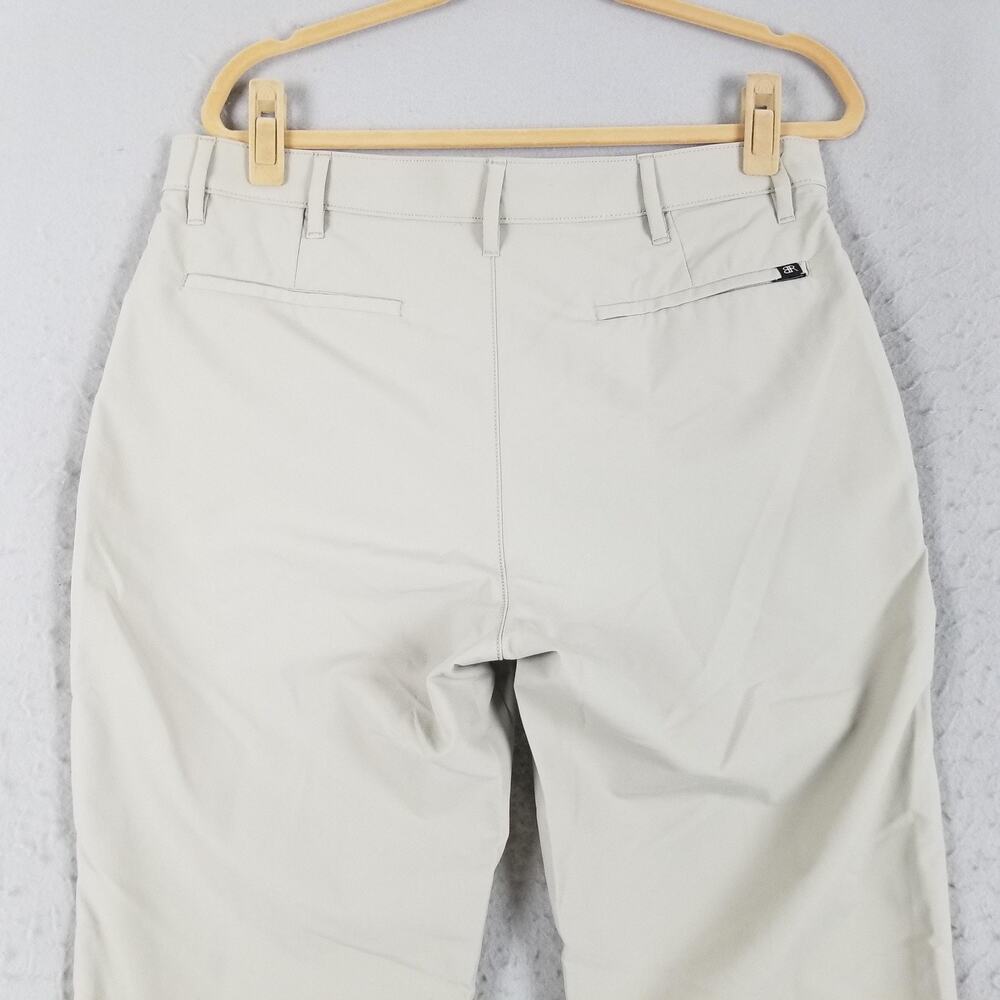 Banana Republic Pants Mens 34x29 Beige Stretch Polyester Golf Travel Lightweight - Picture 7 of 14